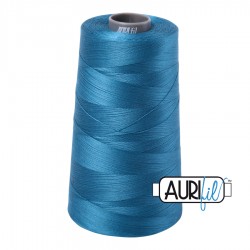 FIL COTON MAKO 28 AURIFIL 1125 Medium Teal - Cône de 3300 mètres