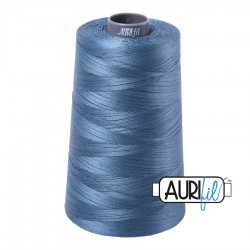 FIL COTON MAKO 28 AURIFIL 1126 Blue Grey - Cône de 3300 mètres