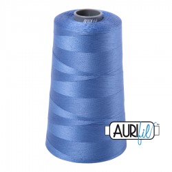 FIL COTON MAKO 28 AURIFIL 1128 Light Blue Violet - Cône de 3300 mètres