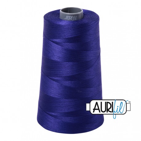 FIL COTON MAKO 28 AURIFIL 1200 Blue Violet - Cône de 3300 mètres