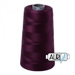 FIL COTON MAKO 28 AURIFIL 1240 Very Dark Eggplant - Cône de 3300 mètres