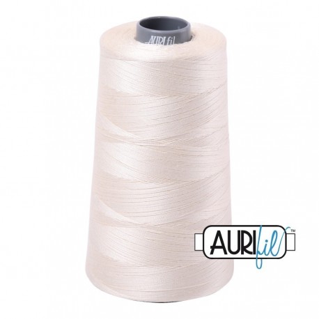 FIL COTON MAKO 28 AURIFIL 2026 Chalk - Cône de 3300 mètres