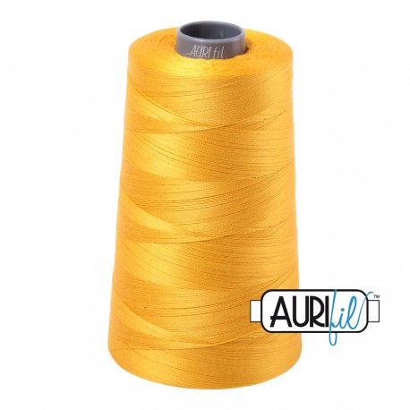 FIL COTON MAKO 28 AURIFIL 2135 Yellow - Cône de 3300 mètres