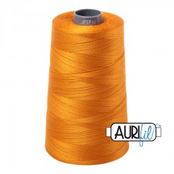 FIL COTON MAKO 28 AURIFIL 2145 Yellow Orange - Cône de 3300 mètres