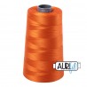 FIL COTON MAKO 28 AURIFIL 2150 Pumpkin - Cône de 3300 mètres