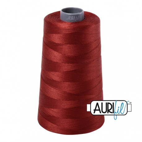 FIL COTON MAKO 28 AURIFIL 2355 Rust - Cône de 3300 mètres