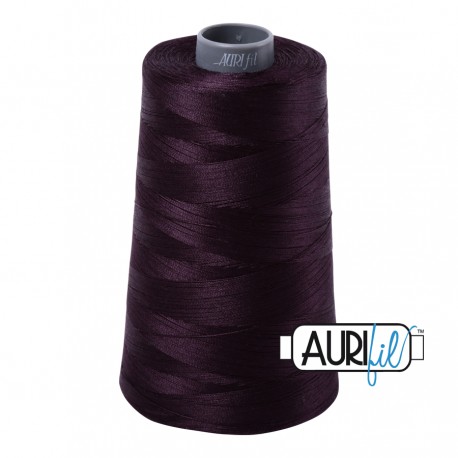 FIL COTON MAKO 28 AURIFIL 2570 Aubergine - Cône de 3300 mètres