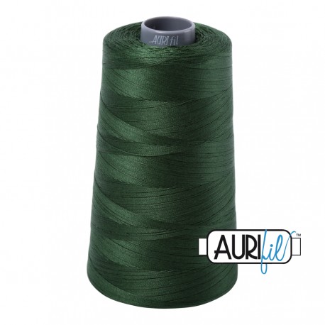 FIL COTON MAKO 28 AURIFIL 2892 Pine Green - Cône de 3300 mètres