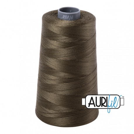 FIL COTON MAKO 28 AURIFIL 2905 Army Green - Cône de 3300 mètres