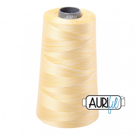 FIL COTON MAKO 28 AURIFIL 3910 Lemon Ice - Cône de 3300 mètres