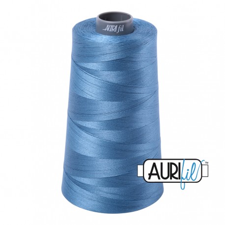 FIL COTON MAKO 28 AURIFIL 4140 Wedgewood - Cône de 3300 mètres