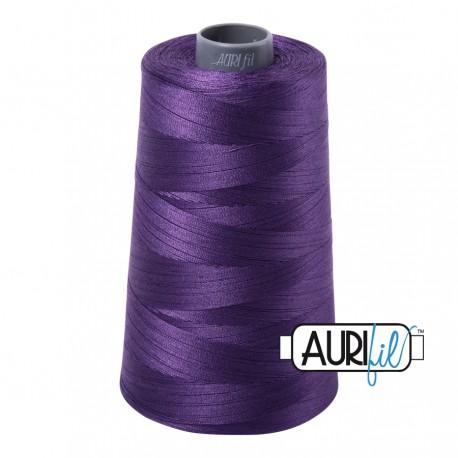 FIL COTON MAKO 28 AURIFIL 4225 Eggplant - Cône de 3300 mètres