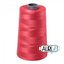 FIL COTON MAKO 28 AURIFIL 5002 Medium Red - Cône de 3300 mètres