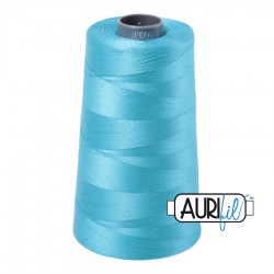 FIL COTON MAKO 28 AURIFIL 5005 Bright Turquoise - Cône de 3300 mètres