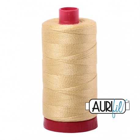 FIL COTON MAKO 12 AURIFIL 2125 Wheat - Grosse bobine de 325 mètres