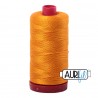 FIL COTON MAKO 12 AURIFIL 2145 Yellow Orange - Grosse bobine de 325 mètres