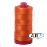 FIL COTON MAKO 12 AURIFIL 2235 Orange - Grosse bobine de 325 mètres