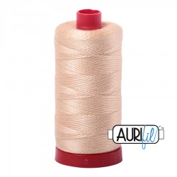 FIL COTON MAKO 12 AURIFIL 2315 Pale Flesh - Grosse bobine de 325 mètres