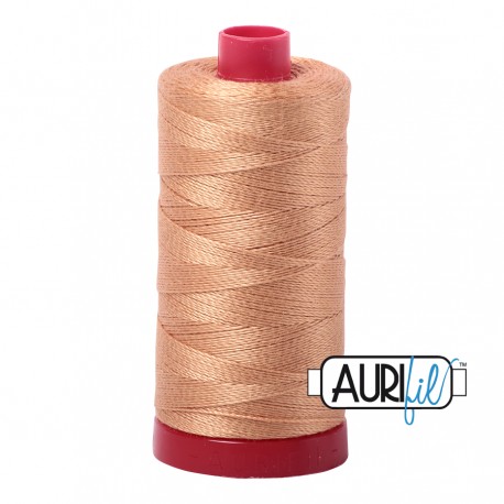 FIL COTON MAKO 12 AURIFIL 2320 Light Toast - Grosse bobine de 325 mètres