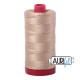 FIL COTON MAKO 12 AURIFIL 2326 Sand - Grosse bobine de 325 mètres