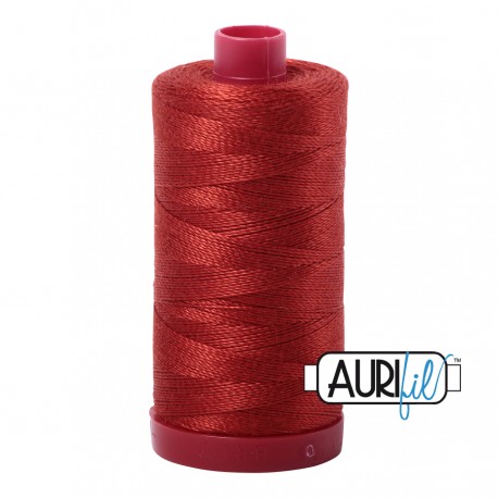 FIL COTON MAKO 12 AURIFIL 2395 Pumpkin Spice - Grosse bobine de 325 mètres