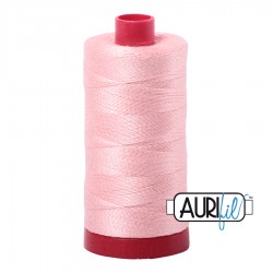 FIL COTON MAKO 12 AURIFIL 2415 Blush - Grosse bobine de 325 mètres