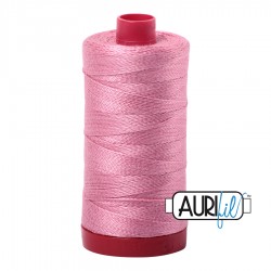 FIL COTON MAKO 12 AURIFIL 2430 Antique Rose - Grosse bobine de 325 mètres