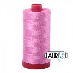 FIL COTON MAKO 12 AURIFIL 2479 Medium Orchid - Grosse bobine de 325 mètres