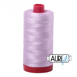 FIL COTON MAKO 12 AURIFIL 2510 Light Lilac - Grosse bobine de 325 mètres