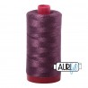 FIL COTON MAKO 12 AURIFIL 2568 Mulberry - Grosse bobine de 325 mètres