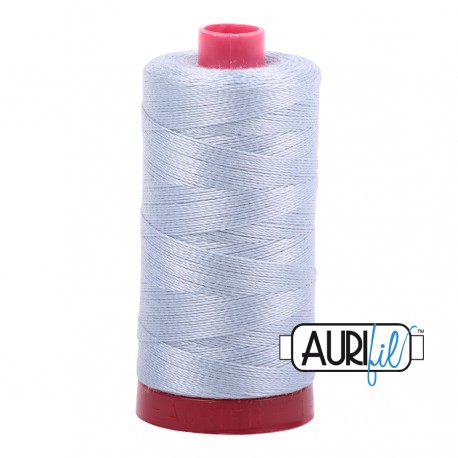 FIL COTON MAKO 12 AURIFIL 2612 Artic Sky - Grosse bobine de 325 mètres