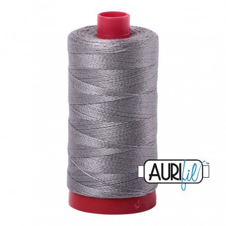 FIL COTON MAKO 12 AURIFIL 2625 Artic Ice - Grosse bobine de 325 mètres