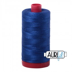 FIL COTON MAKO 12 AURIFIL 2740 Dark Cobalt - Grosse bobine de 325 mètres