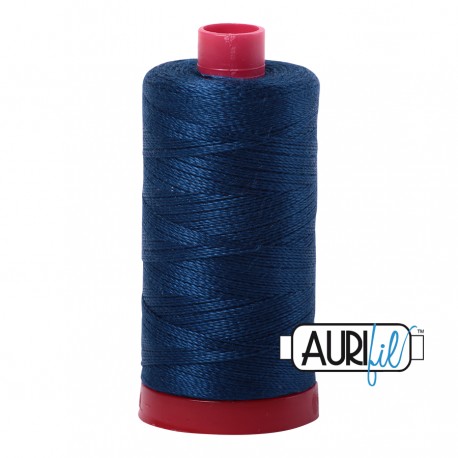 FIL COTON MAKO 12 AURIFIL 2783 Medium Delft Blue - Grosse bobine de 325 mètres