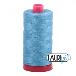 FIL COTON MAKO 12 AURIFIL 2815 Teal - Grosse bobine de 325 mètres