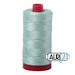 FIL COTON MAKO 12 AURIFIL 2830 Mint - Grosse bobine de 325 mètres