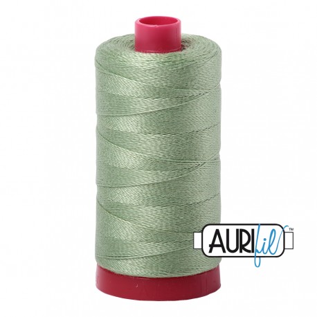 FIL COTON MAKO 12 AURIFIL 2840 Loden Green - Grosse bobine de 325 mètres