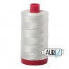 FIL COTON MAKO 12 AURIFIL 2843 Light Grey Green - Grosse bobine de 325 mètres