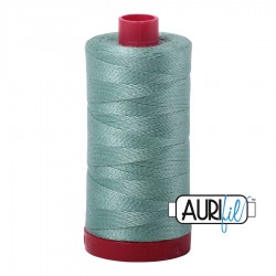 FIL COTON MAKO 12 AURIFIL 2845 Light Juniper - Grosse bobine de 325 mètres