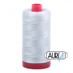 FIL COTON MAKO 12 AURIFIL 2846 Iceberg - Grosse bobine de 325 mètres