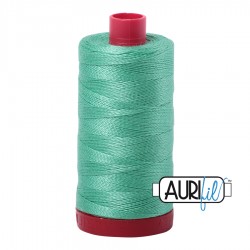 FIL COTON MAKO 12 AURIFIL 2860 Light Emerald - Grosse bobine de 325 mètres