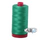 FIL COTON MAKO 12 AURIFIL 2865 Emerald - Grosse bobine de 325 mètres