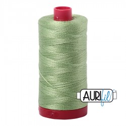 FIL COTON MAKO 12 AURIFIL 2882 Light Fern - Grosse bobine de 325 mètres