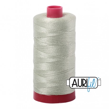 FIL COTON MAKO 12 AURIFIL 2908 Spearmint - Grosse bobine de 325 mètres