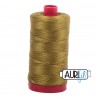 FIL COTON MAKO 12 AURIFIL 2910 Medium Olive - Grosse bobine de 325 mètres