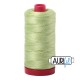 FIL COTON MAKO 12 AURIFIL 3320 Light Spring Green - Grosse bobine de 325 mètres