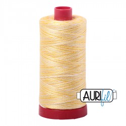 FIL COTON MAKO 12 AURIFIL 3910 Lemon Ice - Grosse bobine de 325 mètres