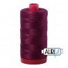 FIL COTON MAKO 12 AURIFIL 4030 Plum - Grosse bobine de 325 mètres