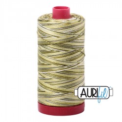 FIL COTON MAKO 12 AURIFIL 4653 Spring Prairie - Grosse bobine de 325 mètres