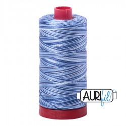 FIL COTON MAKO 12 AURIFIL 4655 Storm at Sea - Grosse bobine de 325 mètres